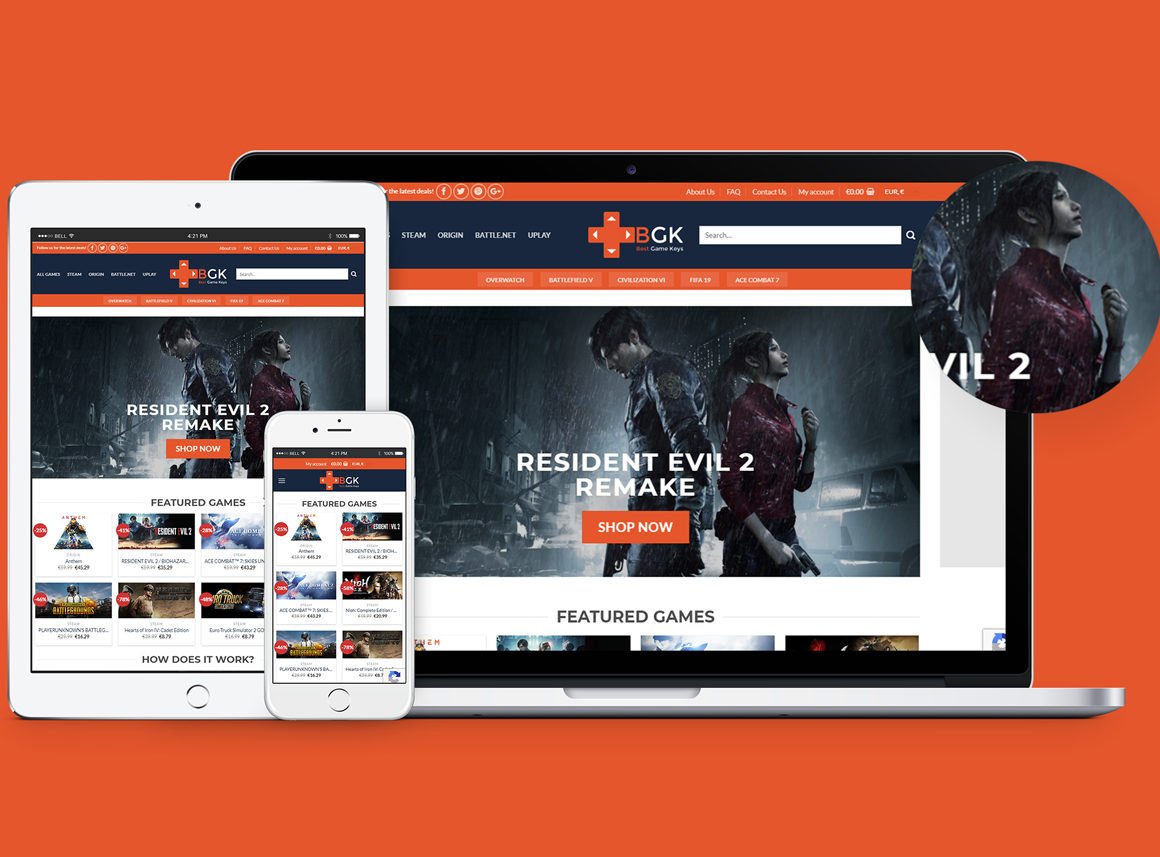 Best Game Keys Caron  Design